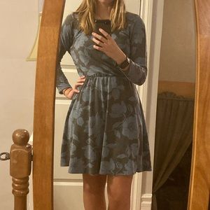 Grey and blue.